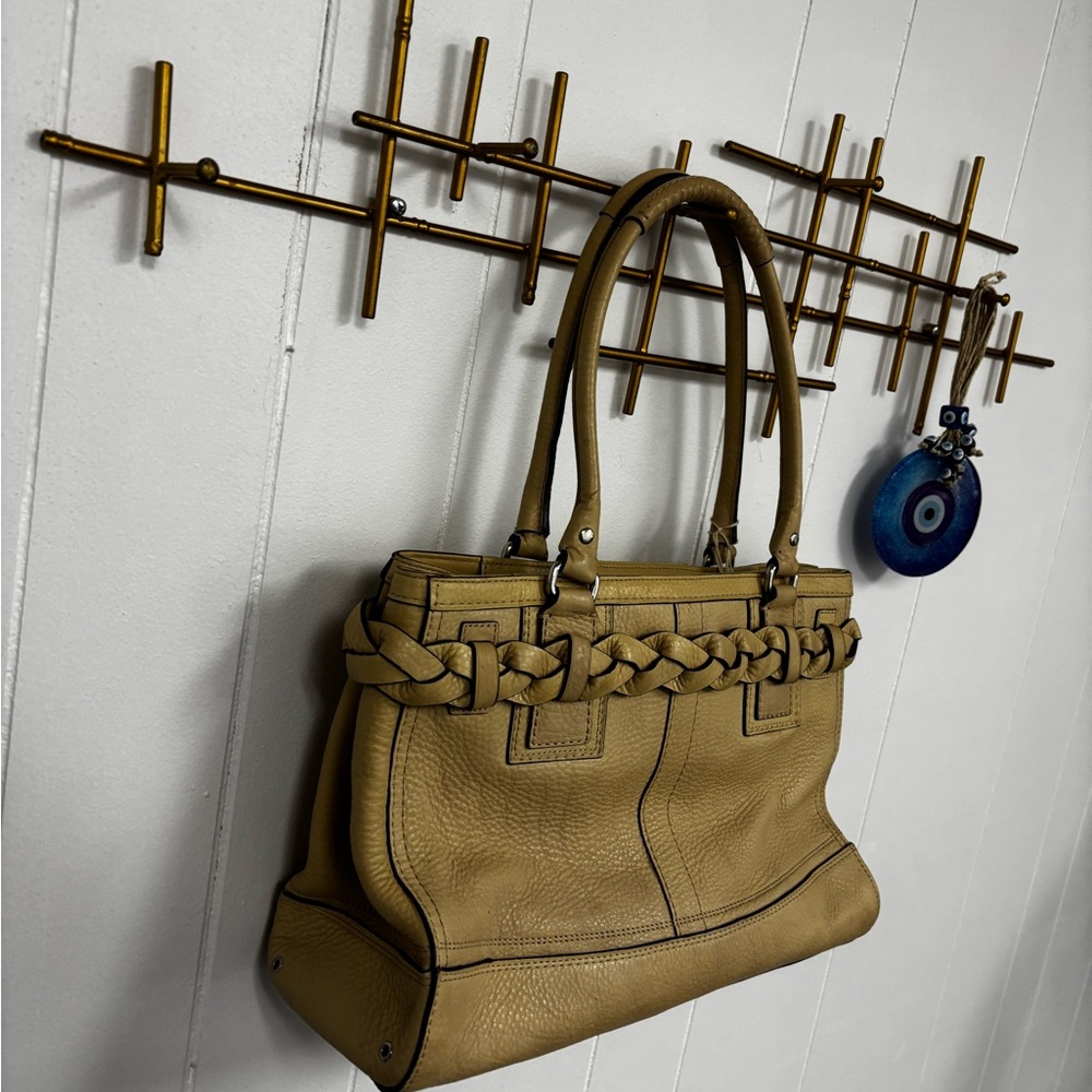 y2k coach Hamptons Carryall braided belt Handbag / coach carryall hamptons purse - Picture 10 of 12
